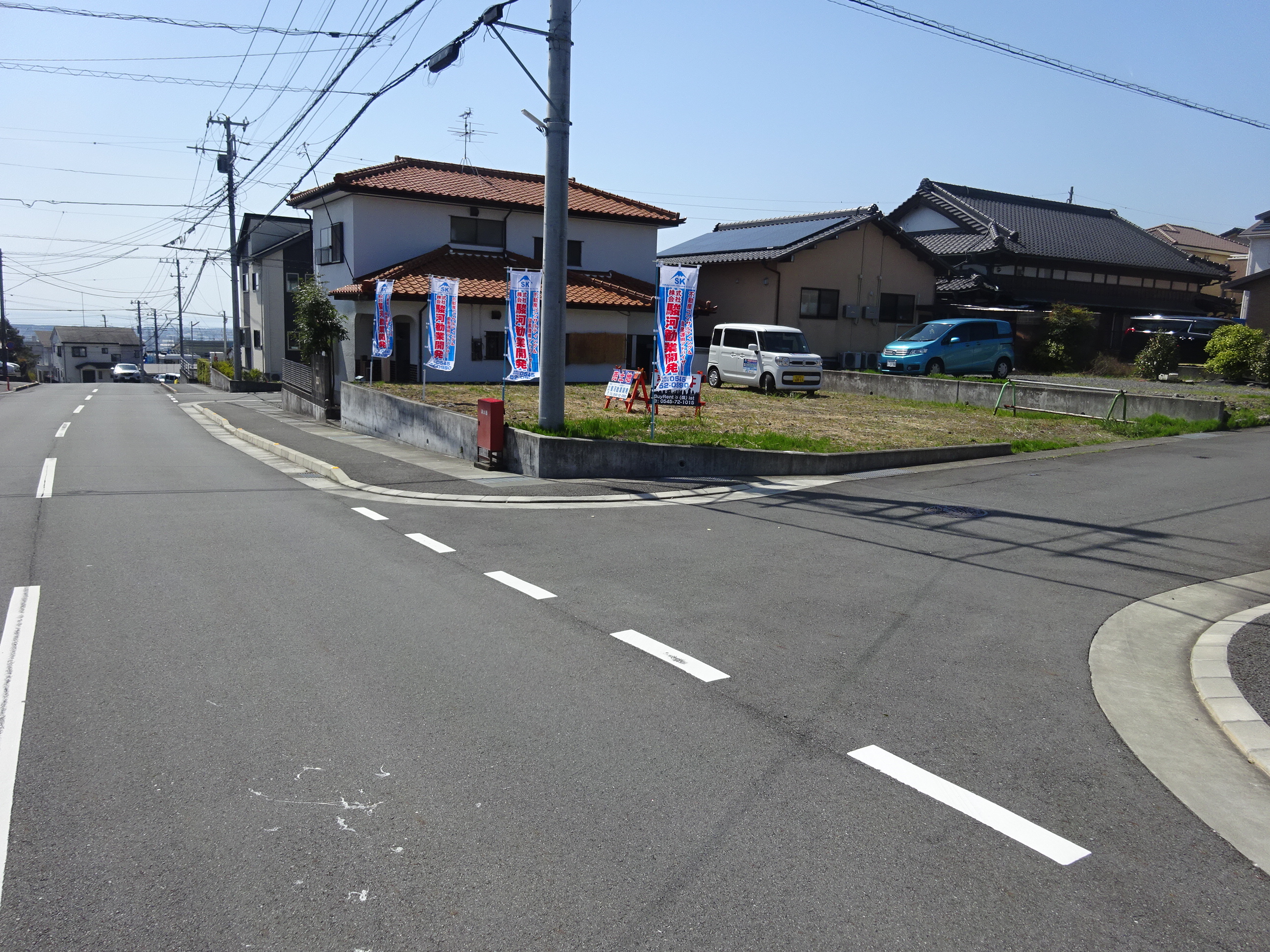 富士市さんどまき売り土地《区画整理地内の角地》