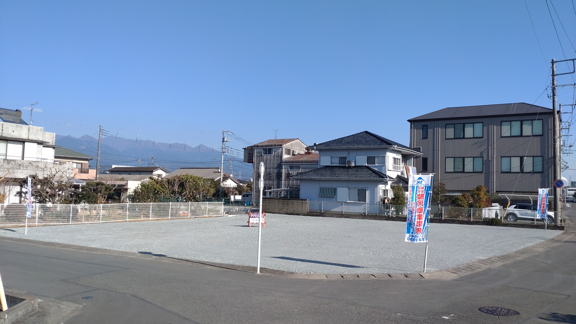 富士市津田町土地西南角地