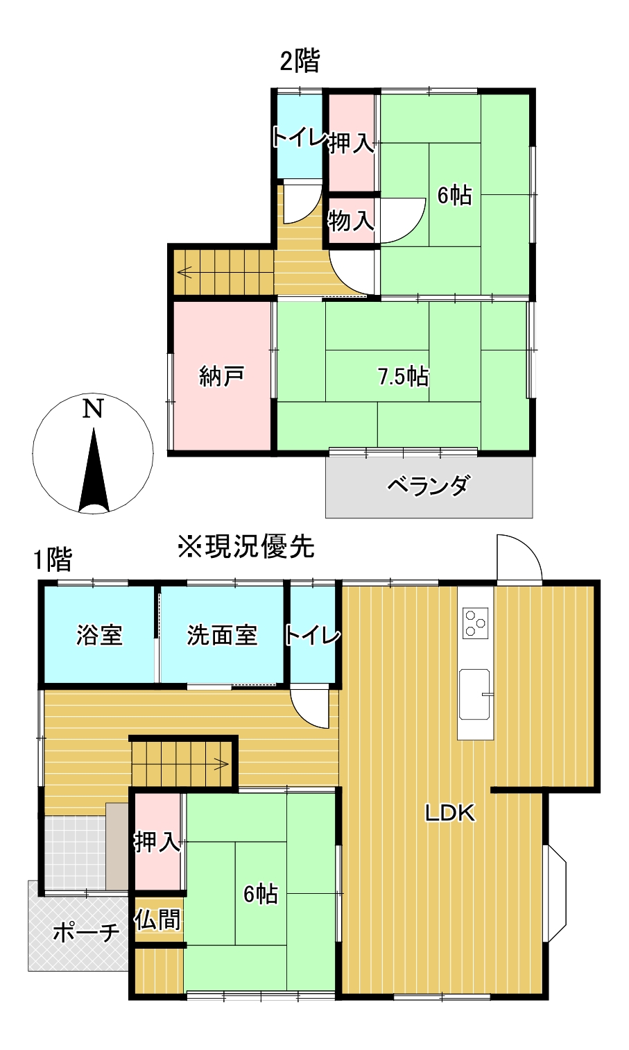”1階から富士山が見える”富士市中里中古住宅