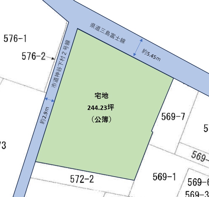 富士市神谷売土地