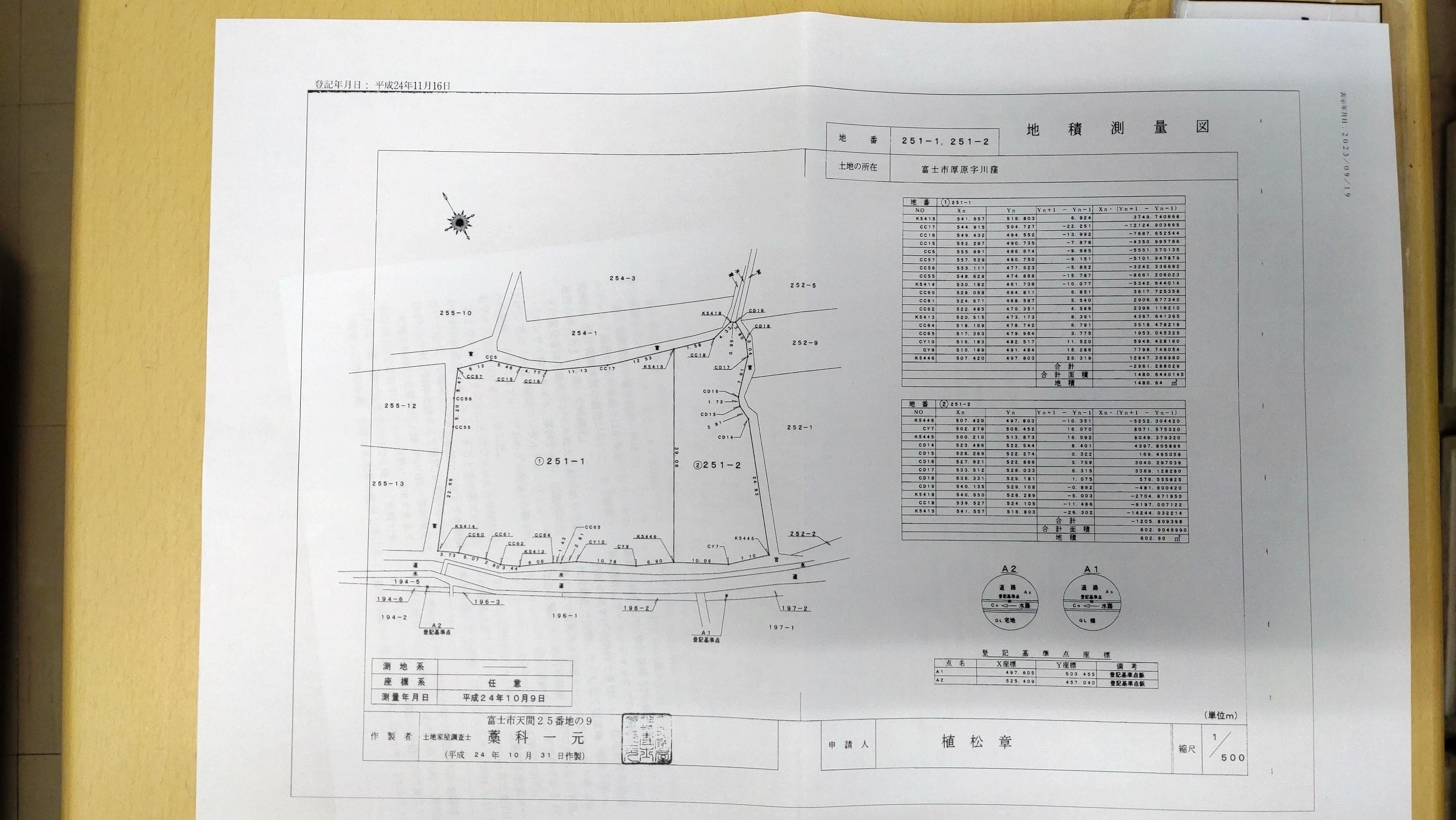 富士市厚原事業用借地470坪
