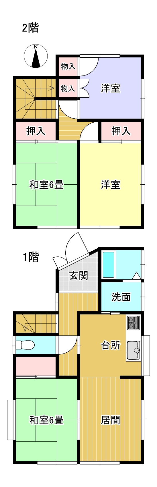 富士市一色　戸建て借家