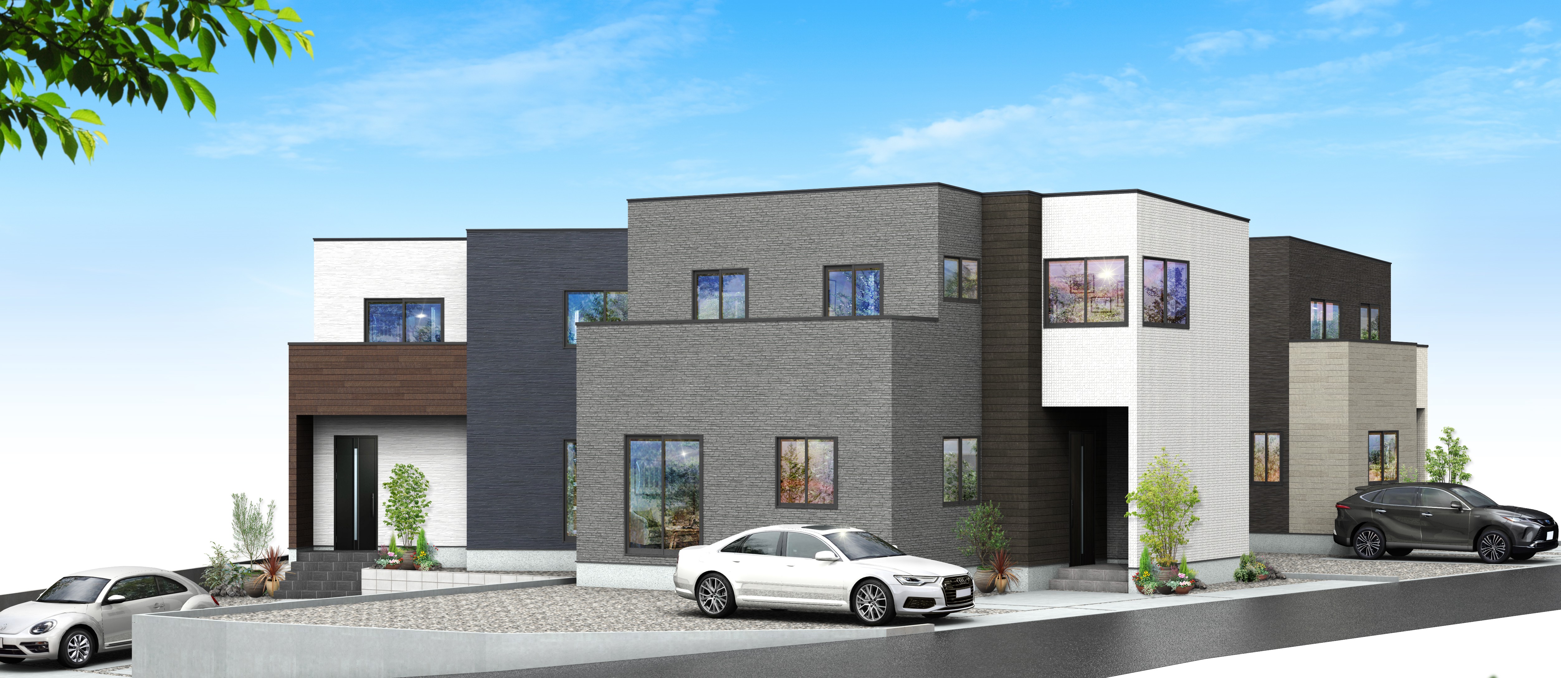 富士岡新築分譲3棟