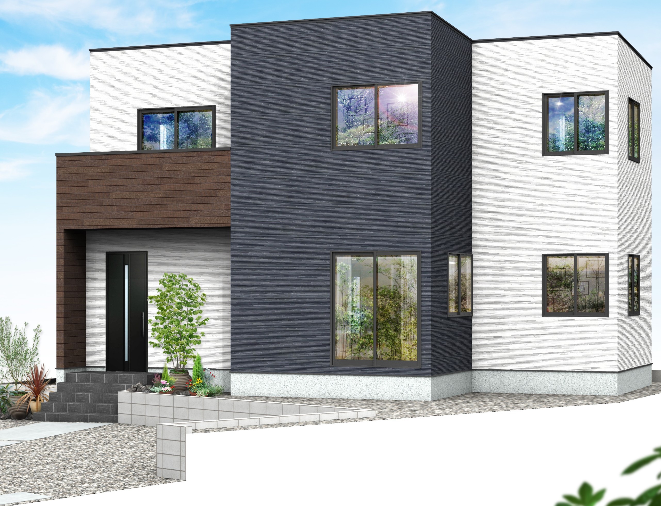 富士岡新築分譲3棟