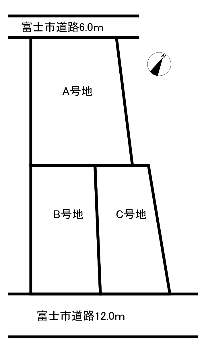 富士市さんどまき第5期分譲地3区画