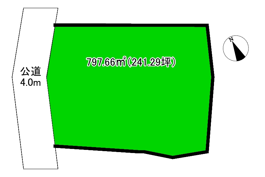 富士宮市野中富士山眺望◎な240坪