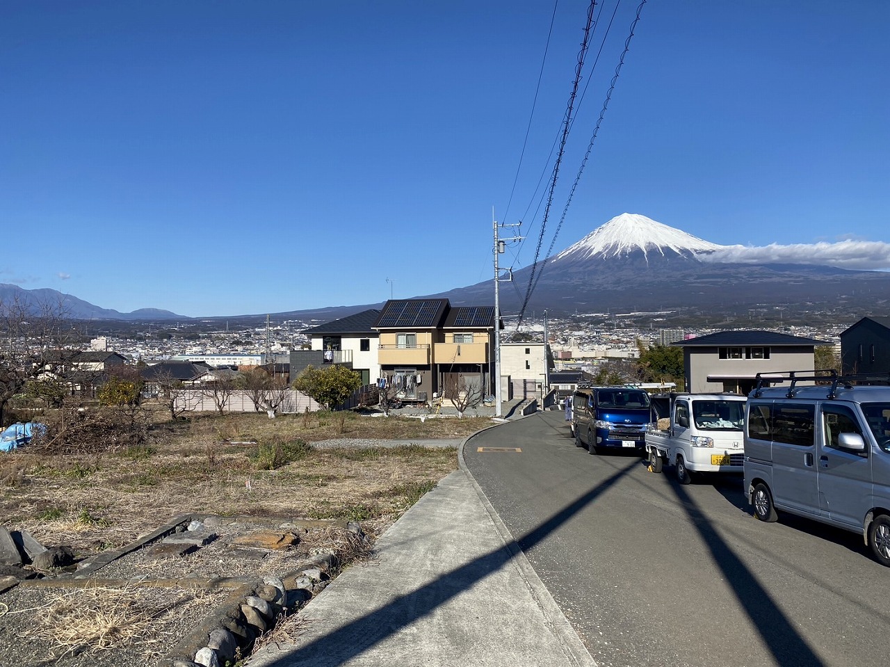 富士宮市野中富士山眺望◎な240坪