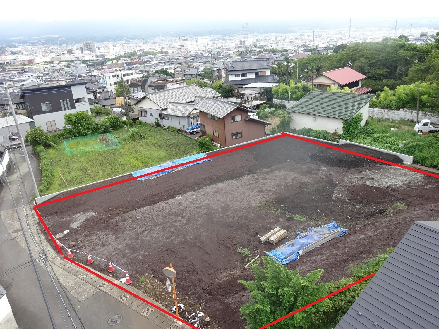 富士宮市野中富士山眺望◎な240坪