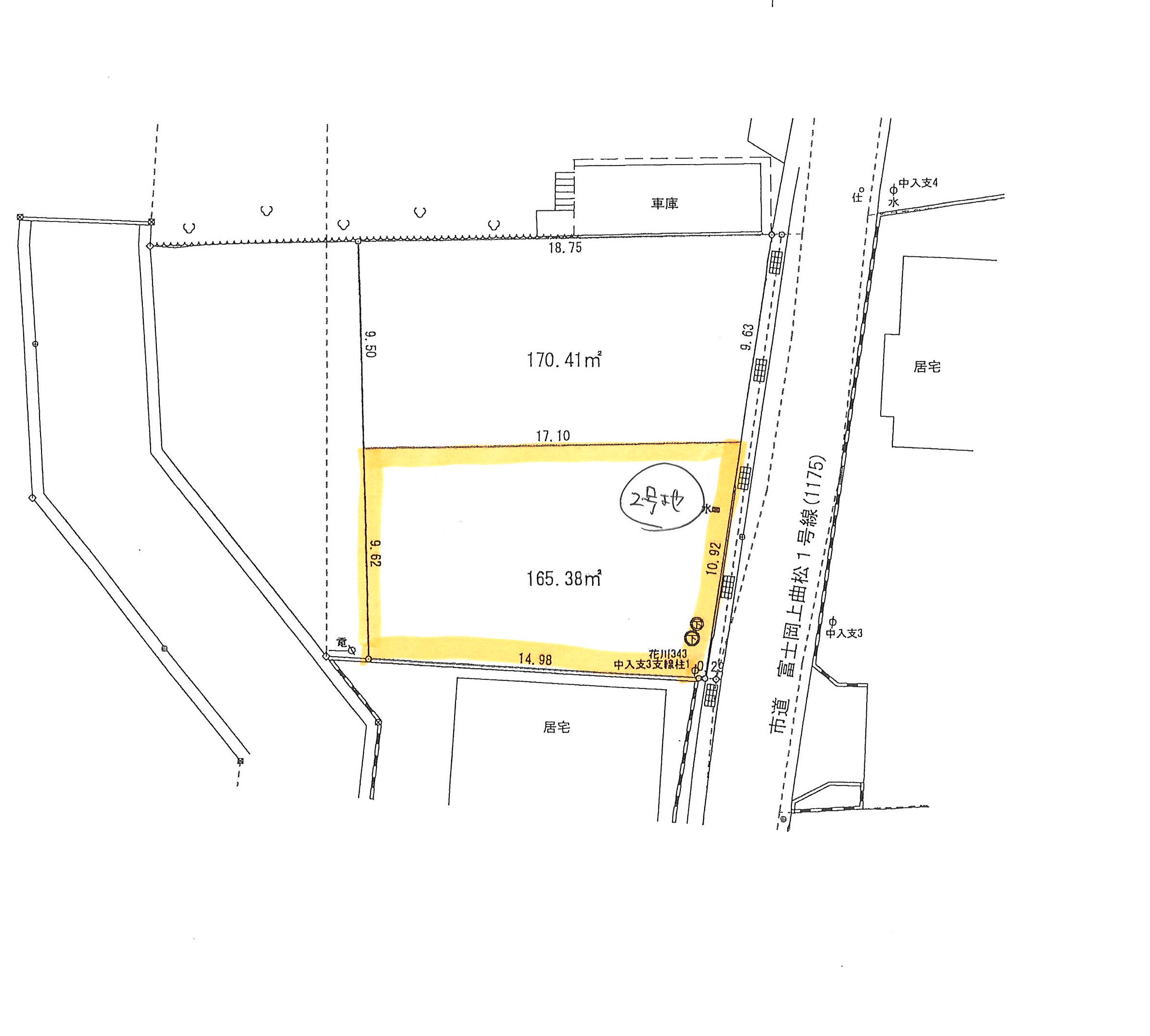 富士市富士岡分譲地2区画-2号地