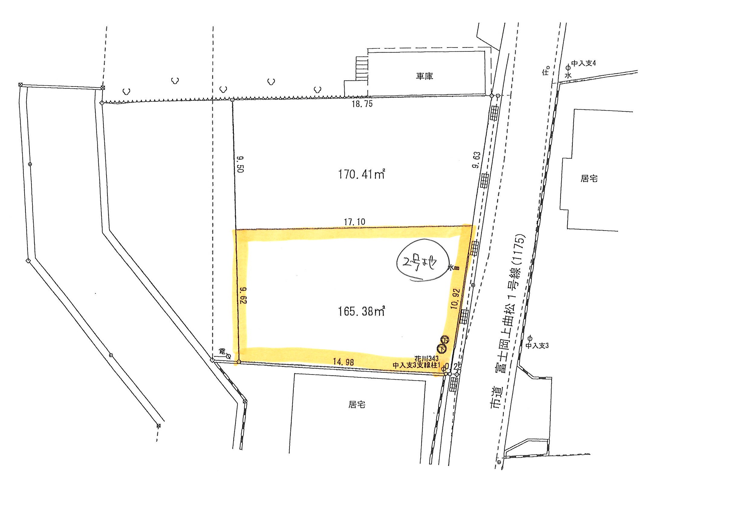 富士市富士岡分譲地2区画-2号地