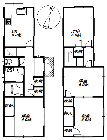 富士市松岡戸建借家