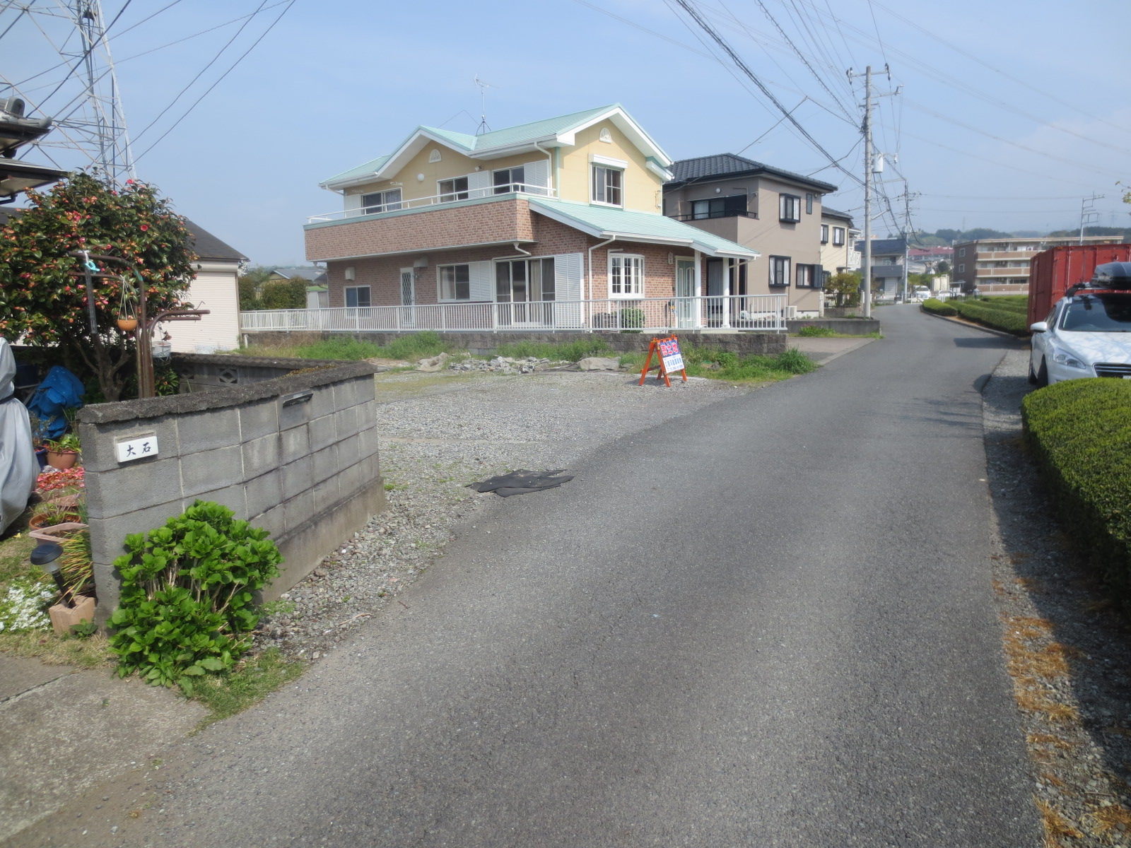 富士市今泉倉庫付き売り土地