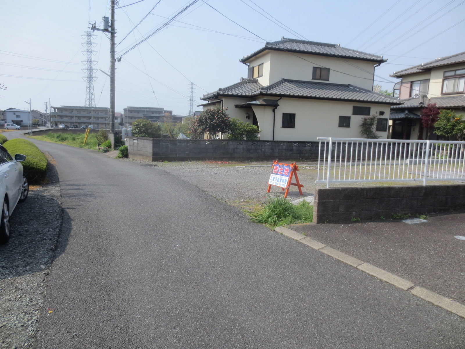 富士市今泉倉庫付き売り土地