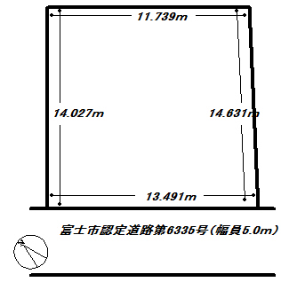 富士市天間パルハイツ売土地