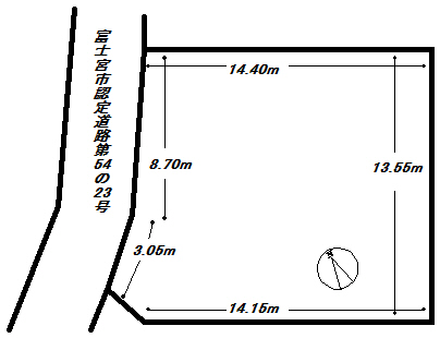 富士宮市小泉売り土地