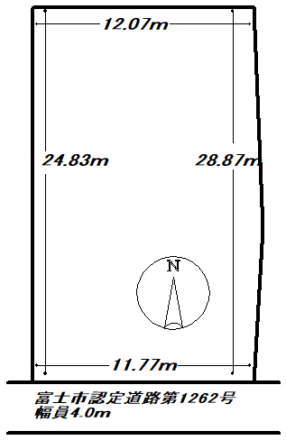 富士市神谷土地