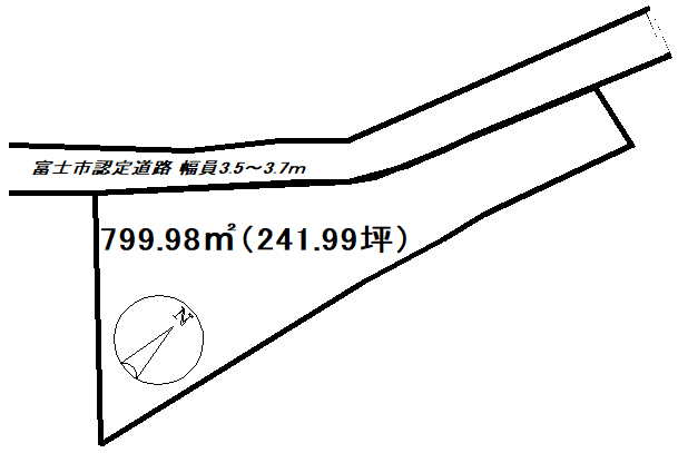 富士市中野売土地