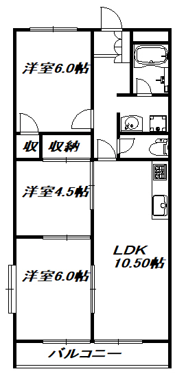 サンライズ小泉3LDK