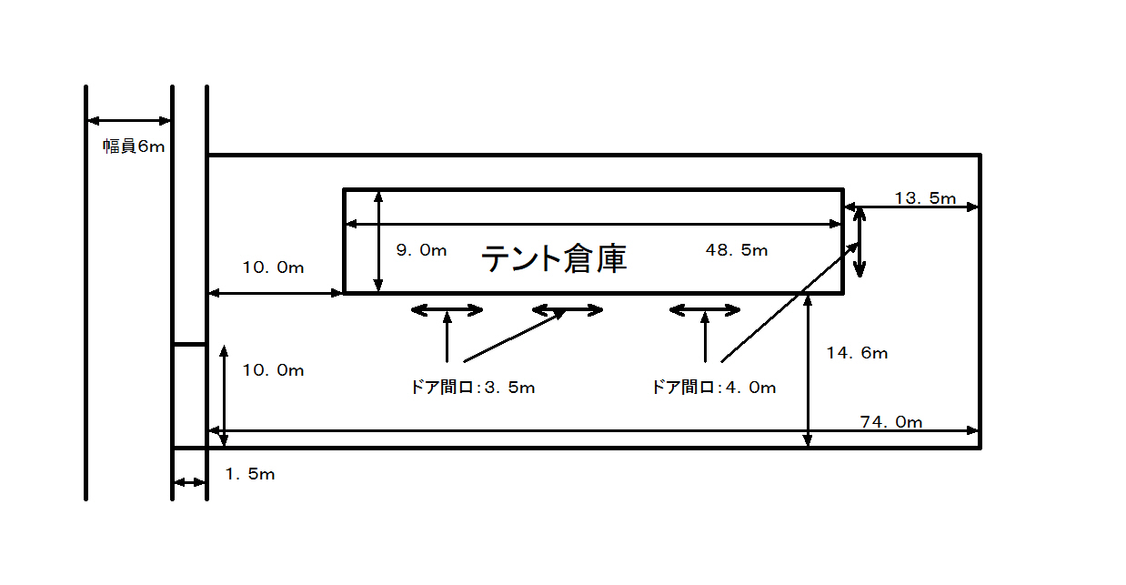 富士市厚原スルガテント倉庫
