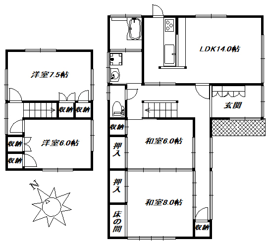 富士市天間黒崎邸中古住宅