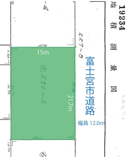 富士宮市舟久保町『近隣商業』売土地