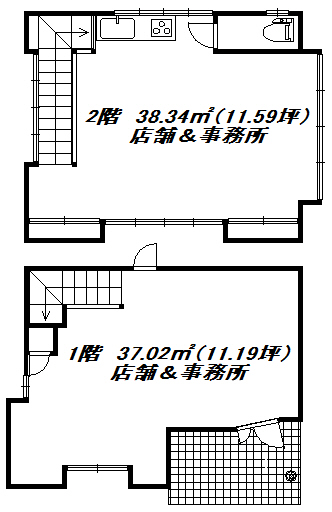 富士宮市若の宮町貸し事務所・店舗