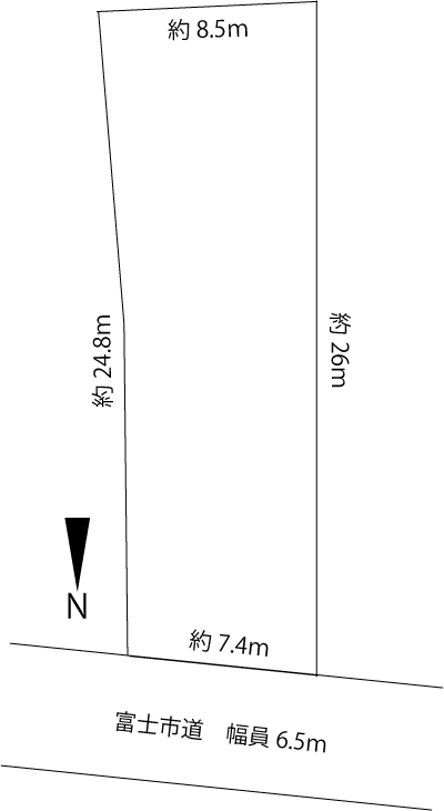 富士市浅間本町売土地