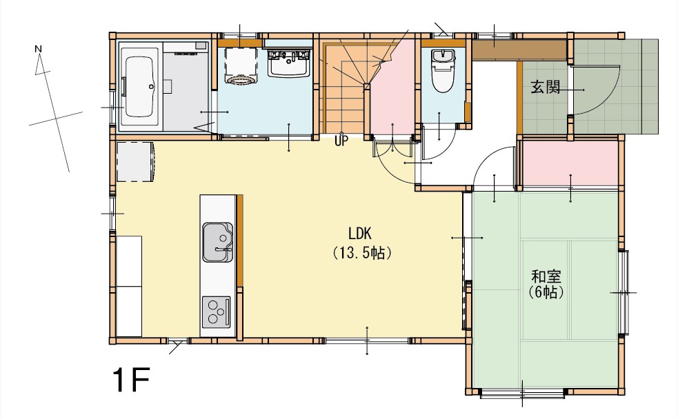 富士市蓼原パパまるハウスのモデルハウス