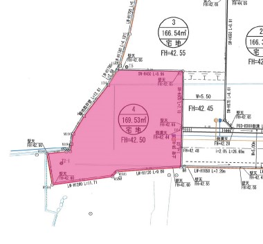 富士市伝法分譲地4区画