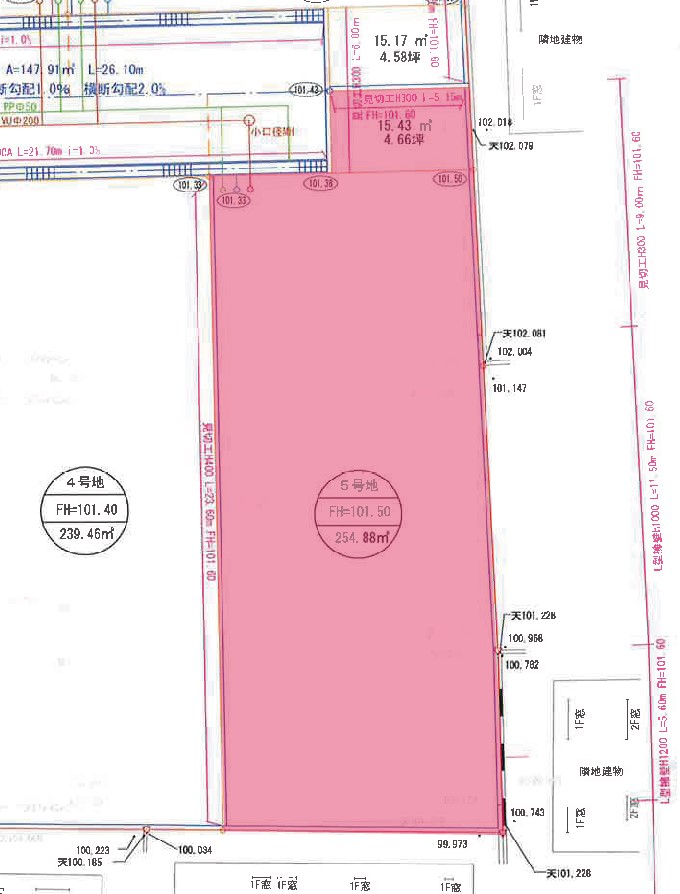 富士市厚原分譲地5区画