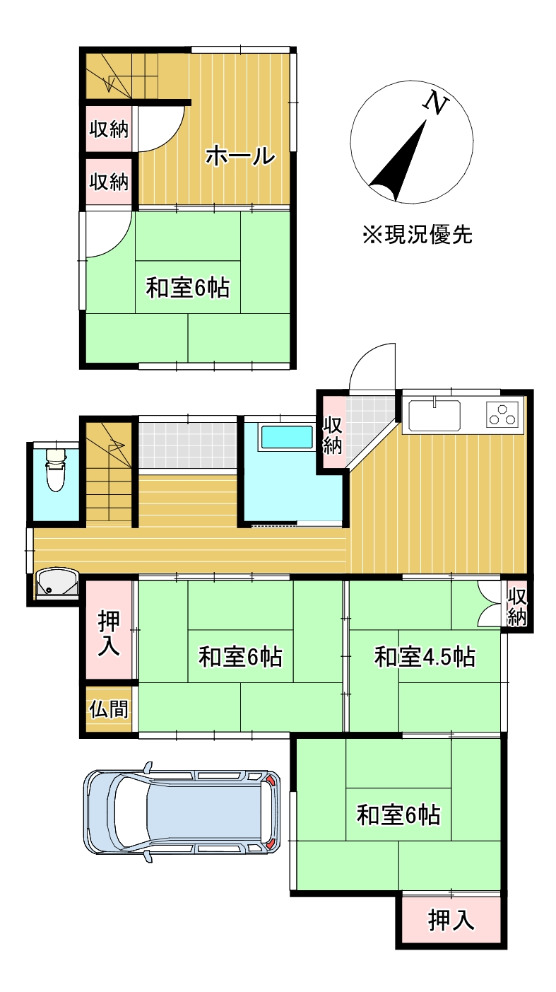 富士市天間中古住宅