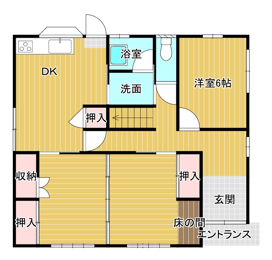 富士市大渕　ログハウス風中古住宅