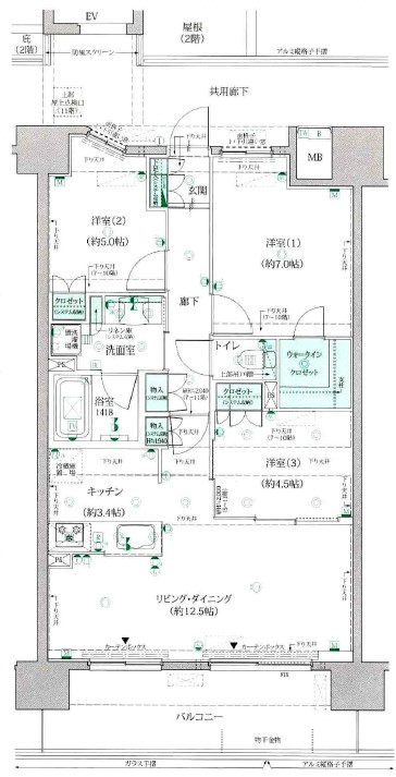 レーベン富士吉原本町　8階