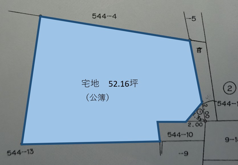三ッ沢土地（神戸小・吉原北中）52.16坪
