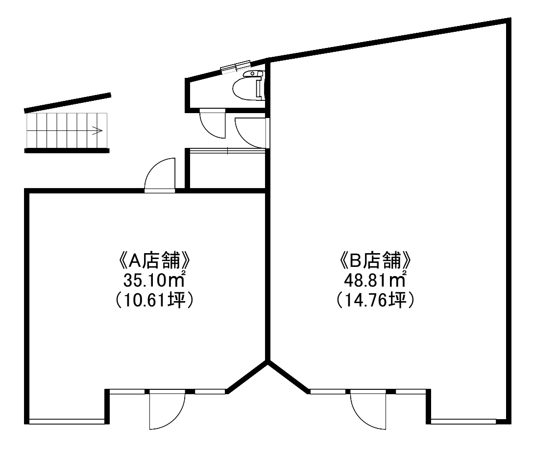 城北町ロードサイド店舗・事務所